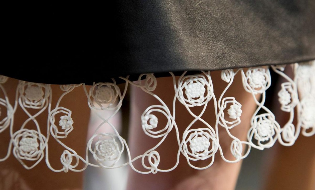 Элементы юбки, напечатанные на 3D-принтере