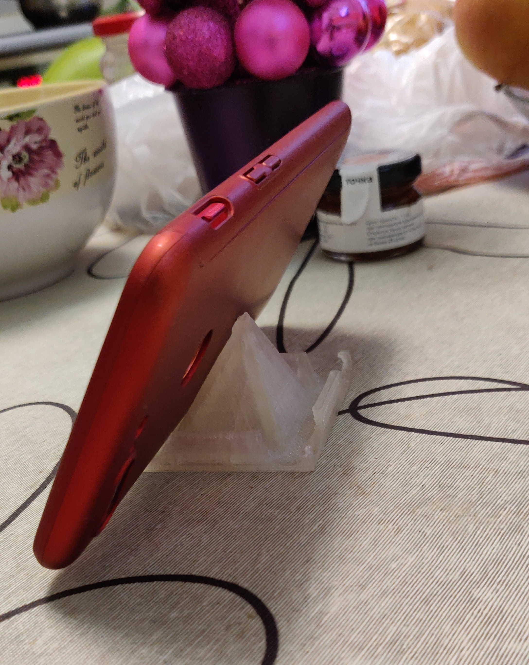 Akıllı telefon için masaüstü standı (4 farklı açı) (Plastik Aparattır!!!)