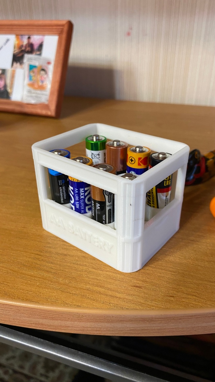 AA tipi piller için kasa (Plastik Aparattır!!!)