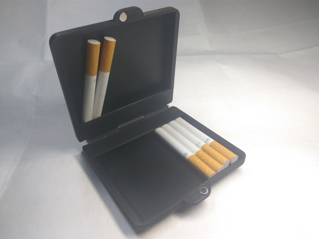 3d модель Портсигар раздвижной для 3d принтера - скачать бесплатно 3д модель в ф