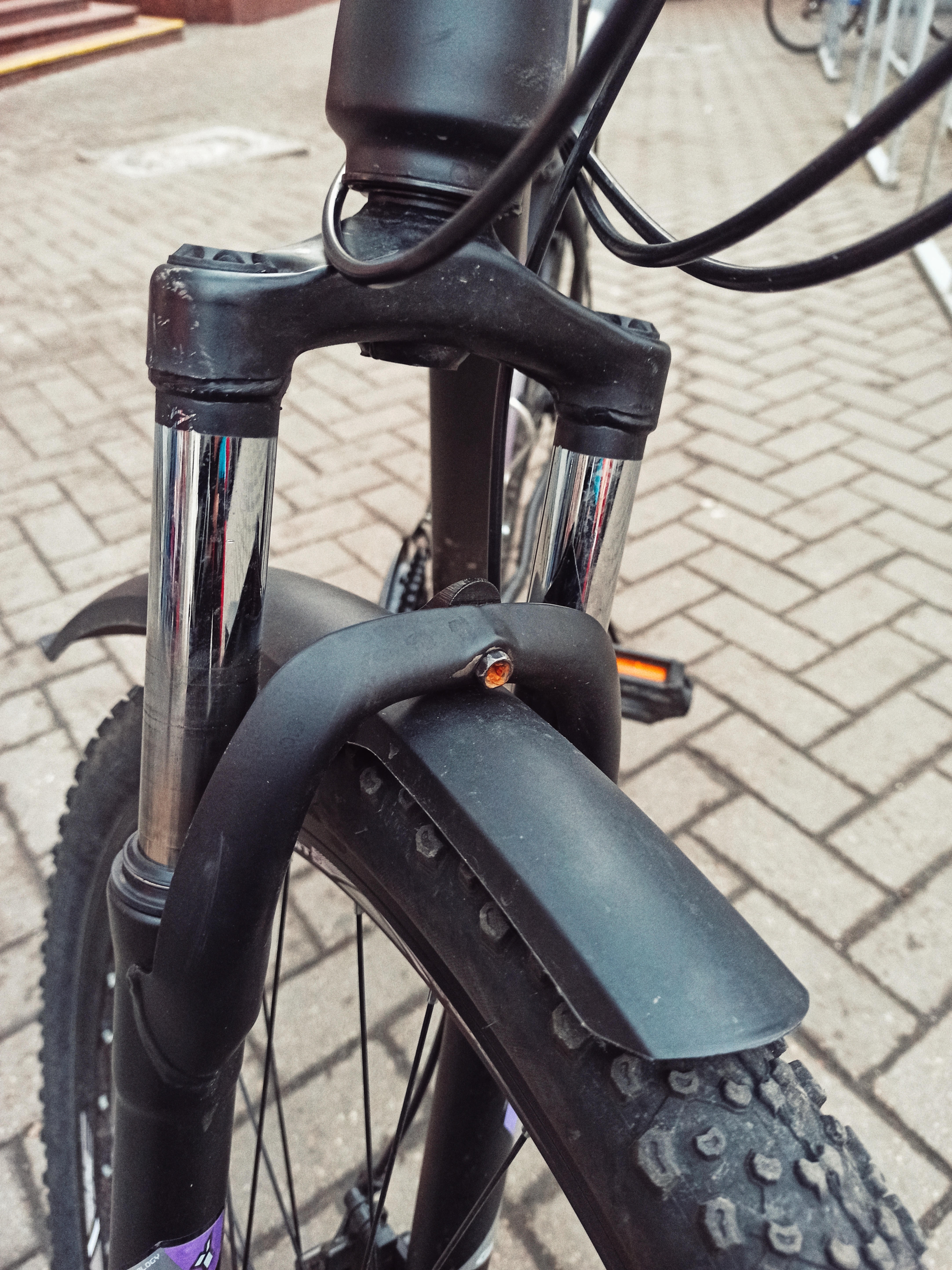 Bisiklet çamurluk montajı (Plastik Aparattır!!!)