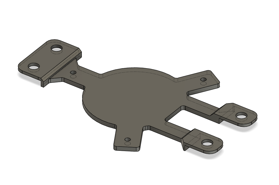 Sapphire 380x ekran kartında 40 mm montajı olan fanlar için adaptör (Plastik Aparattır!!!)