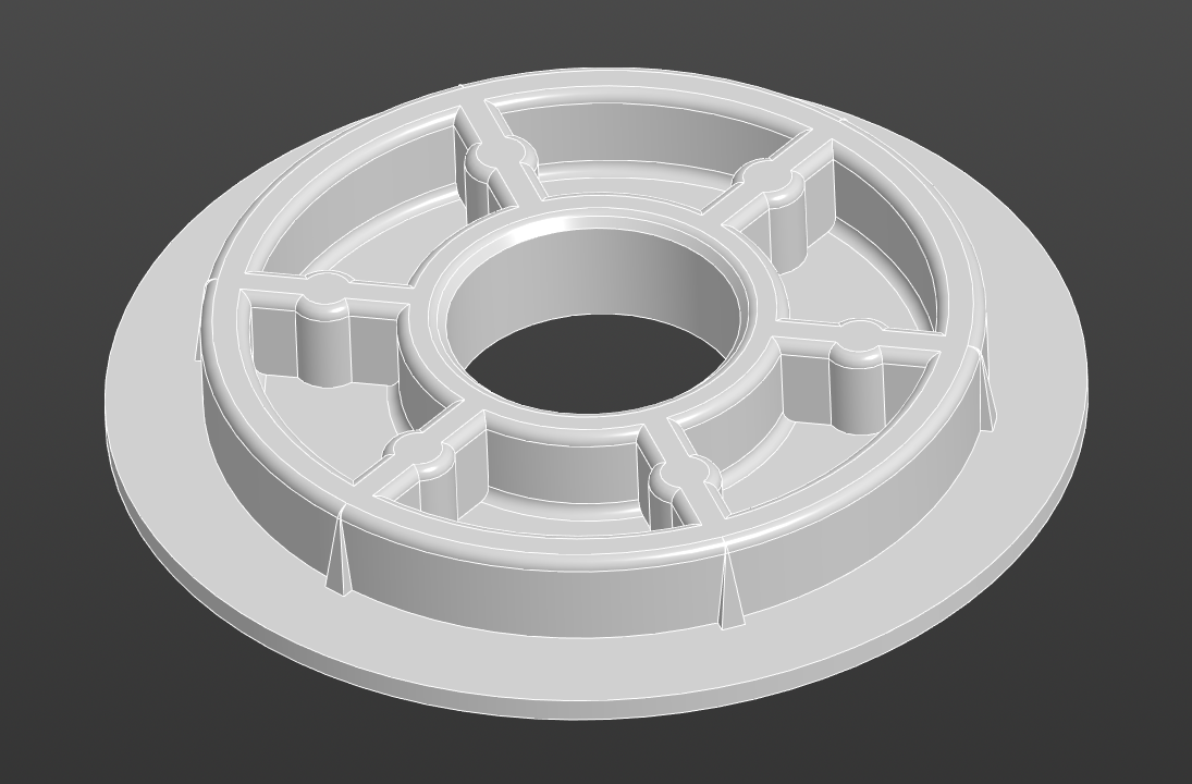 Zımpara üzerinde taşlama taşı için adaptör (Plastik Aparattır!!!)