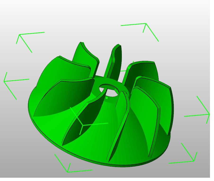 3d крыльчатка. 3d крыльчатка