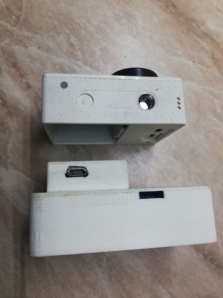 18650 Aksiyon Kamerası için Boks Xiaomi Yi (Plastik Aparattır!!!)