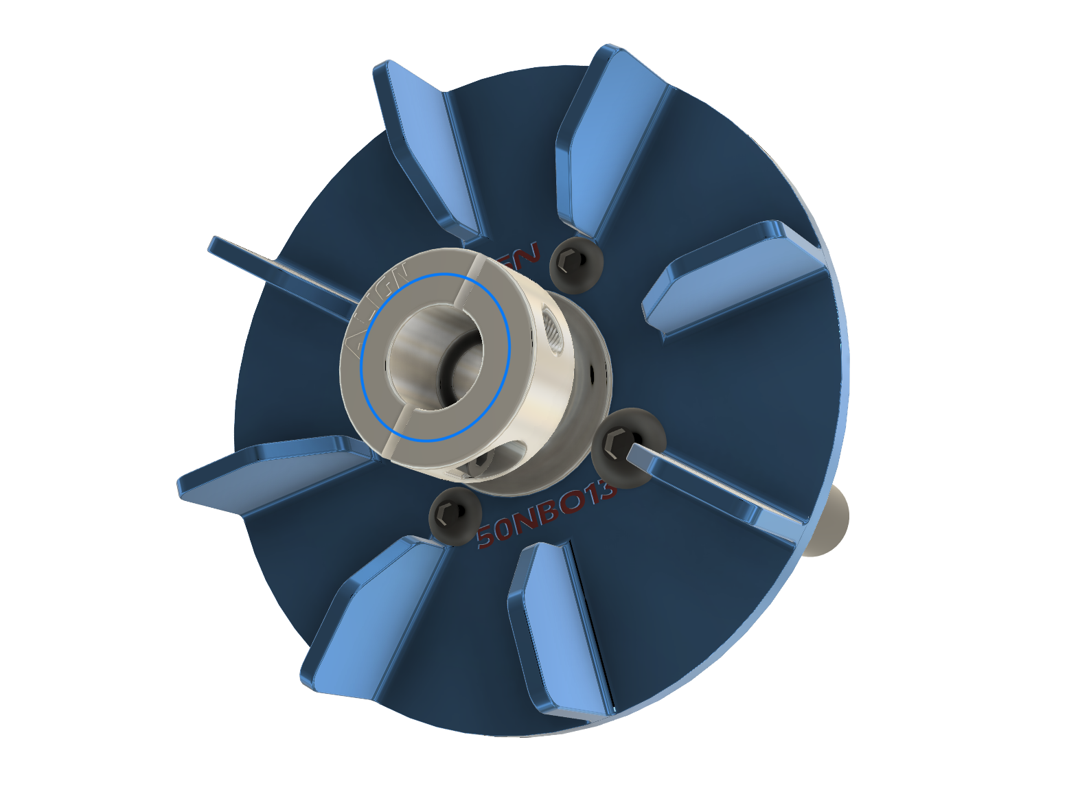 T-Rex 600n Radyo Kömür Fanını Hizalayın (Plastik Aparattır!!!)