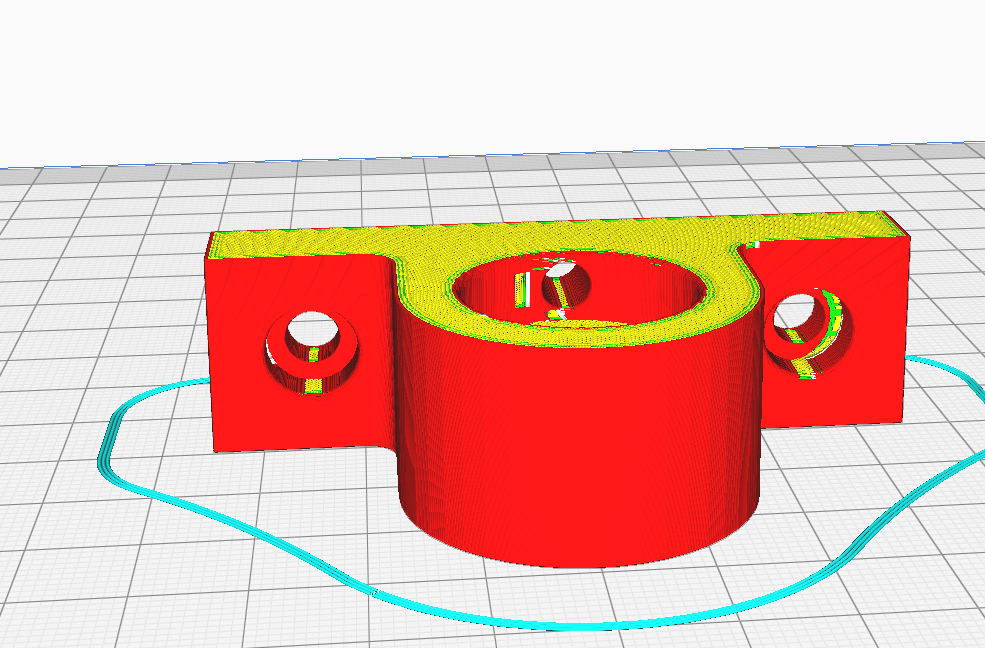 3d модель Держатель подшипника 608ZZ вала оси Z для Ender 6 для 3d ...