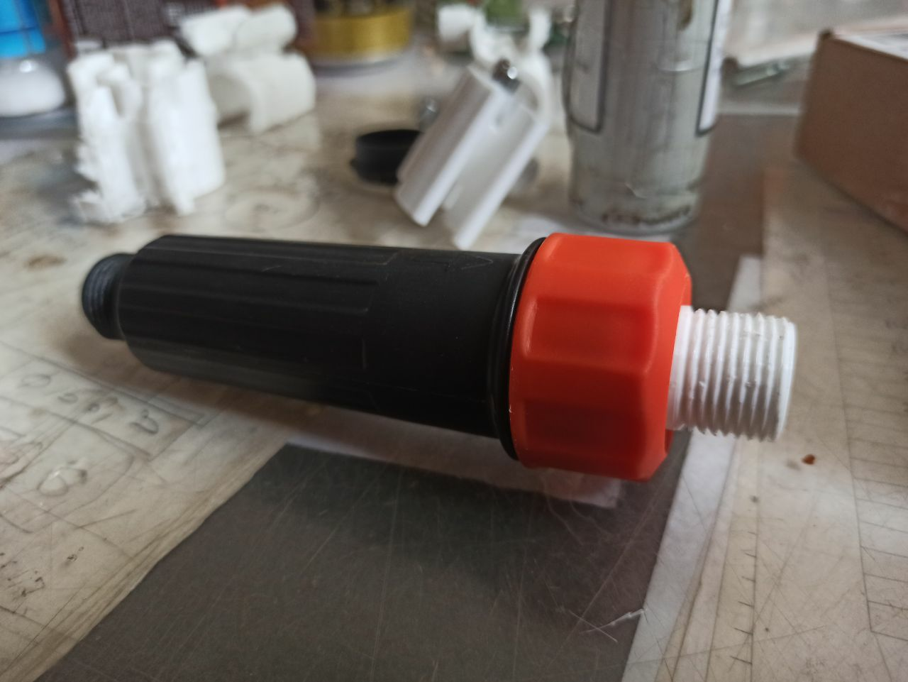 Sulama filtresi için adaptör. (Plastik Aparattır!!!)
