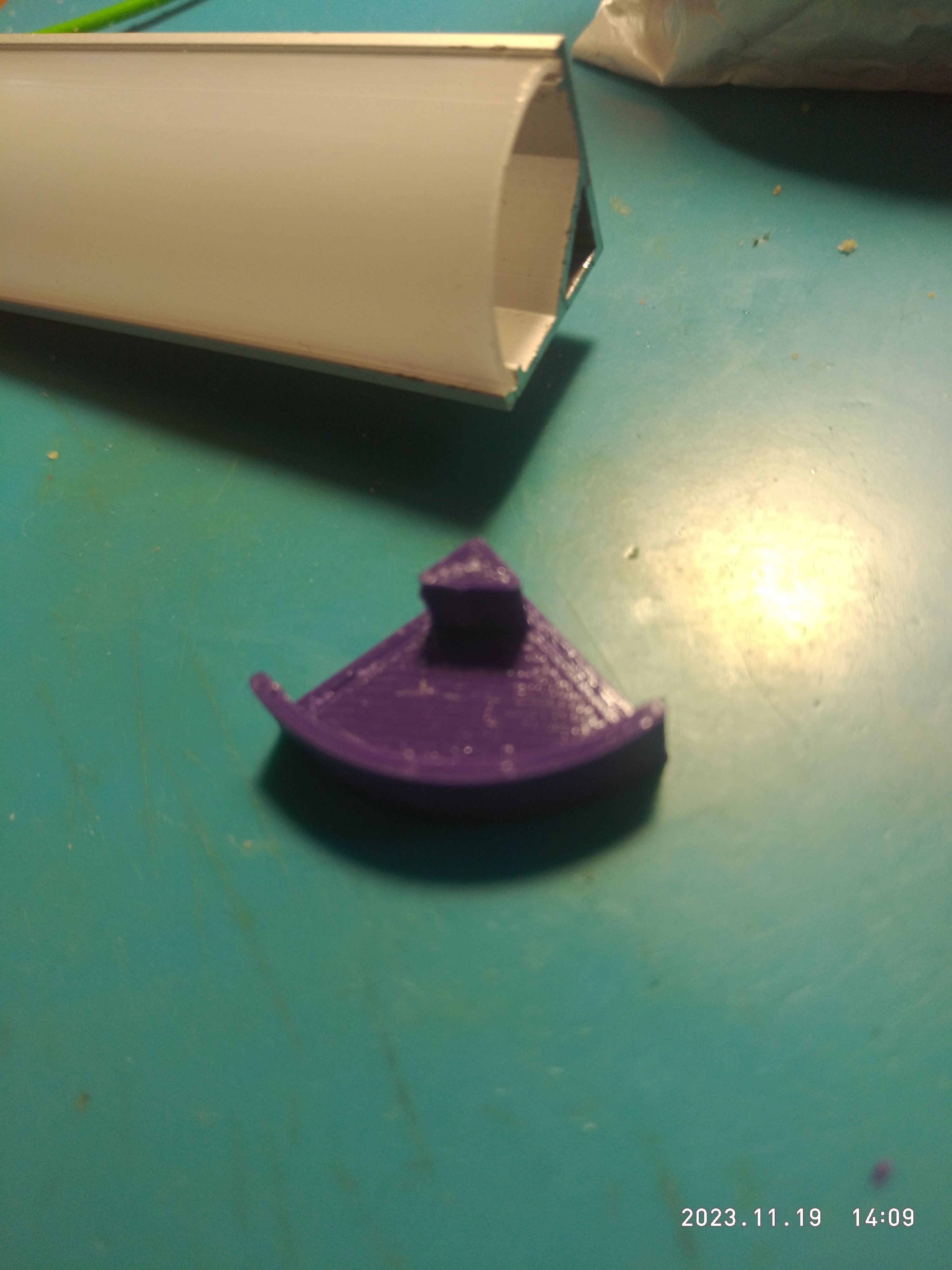 LED profil fişi 16 mm (Plastik Aparattır!!!)