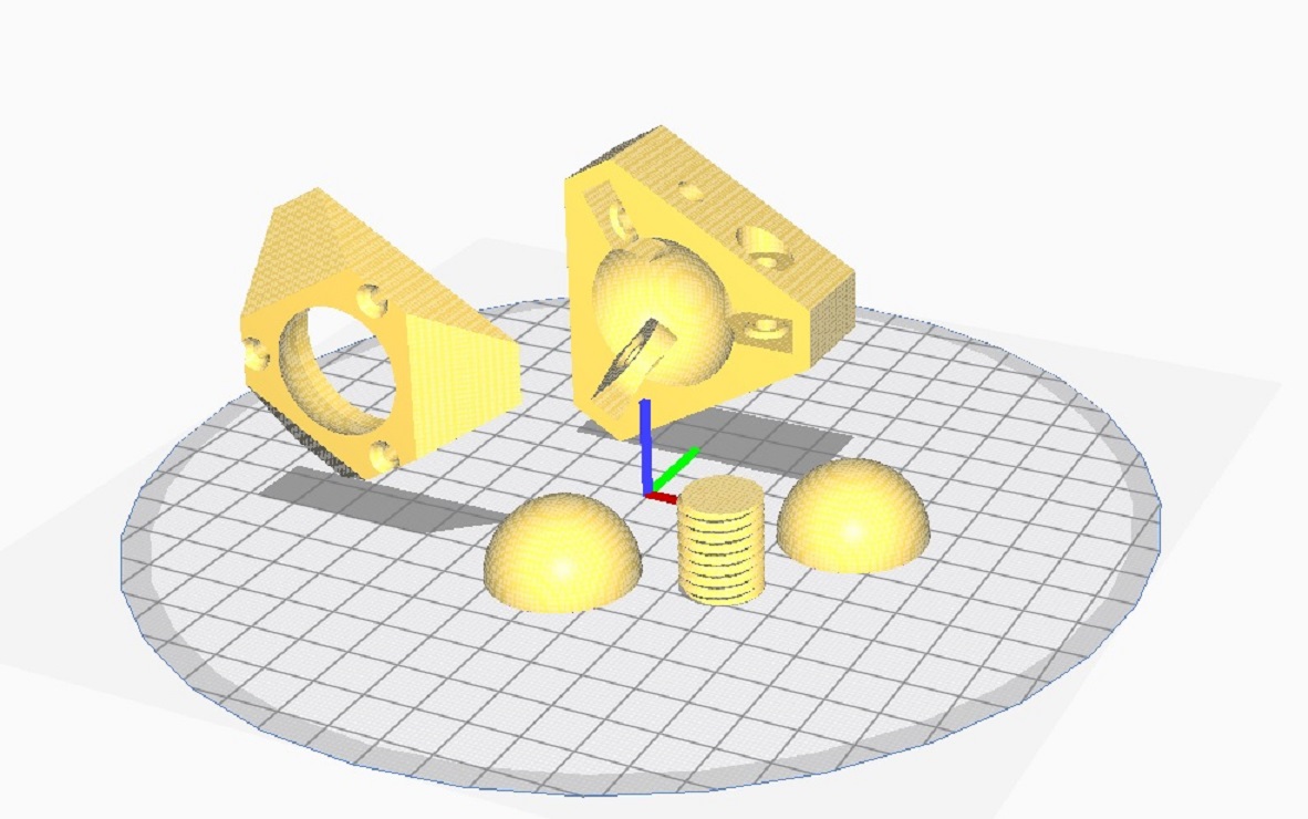 Rulmanlarda bir balonun dondurması (STL, Solidworks) (Plastik Aparattır!!!) Rulmanlarda bir balonun dondurması (STL, Solidworks) (Plastik Aparattır!!!)
