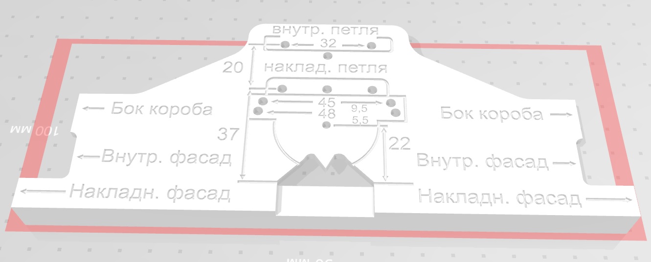 Cetvel olmadan döngüleri kurmak için şablon (Plastik Aparattır!!!)