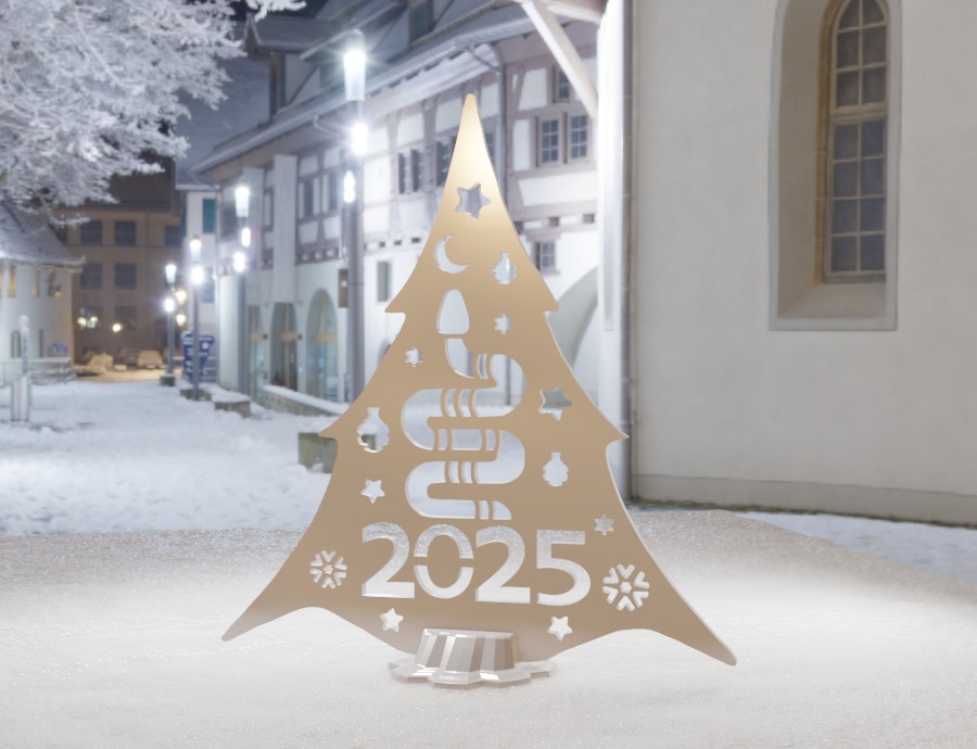 Yılanlı Noel ağacı 2025 (Plastik Aparattır!!!)