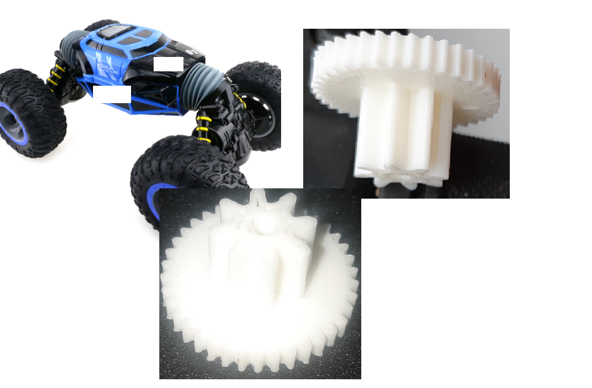 Dişli yedek dişli hiper dublör arabası (Plastik Aparattır!!!)