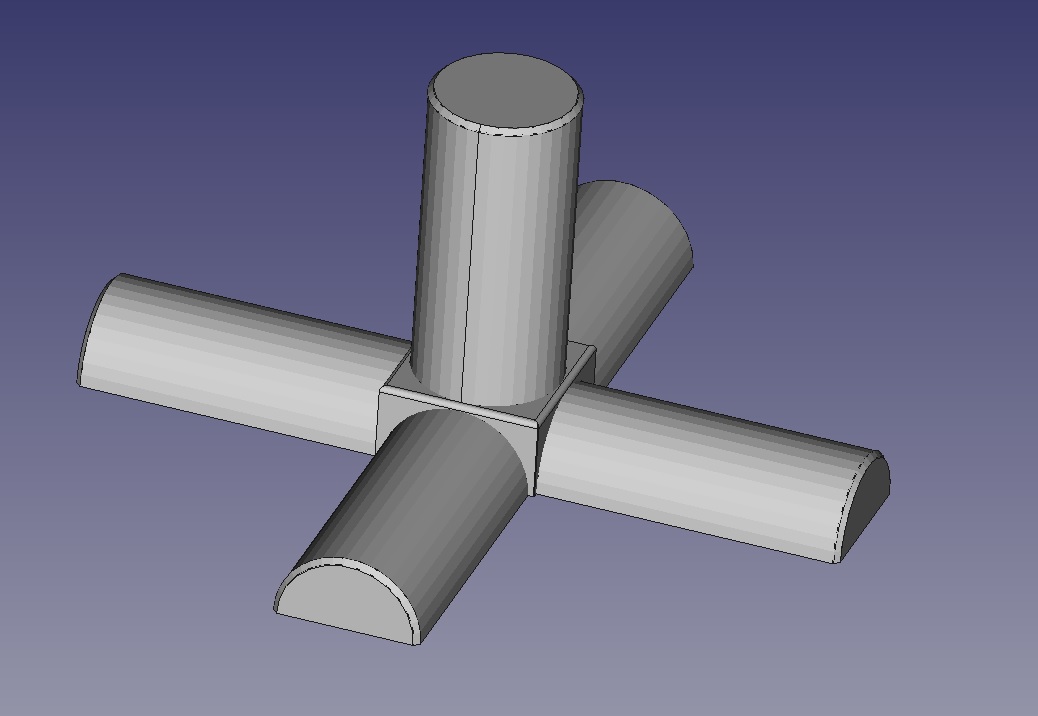 PVC boru 32mm bir afiş rafı için ekler. (Plastik Aparattır!!!)