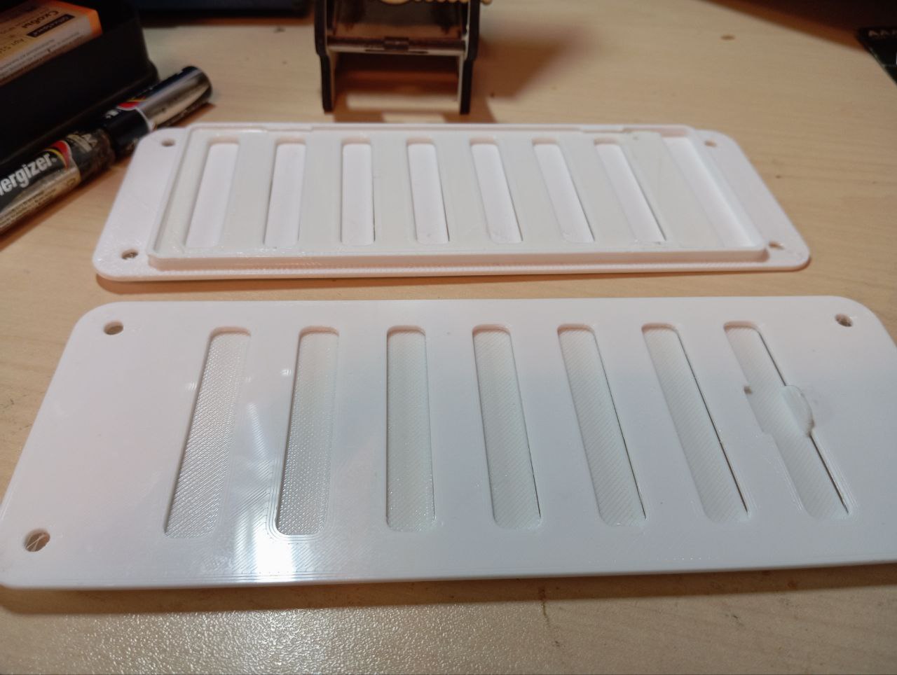 Damperli 110mm plastik hava kanalı için ızgara (Plastik Aparattır!!!)