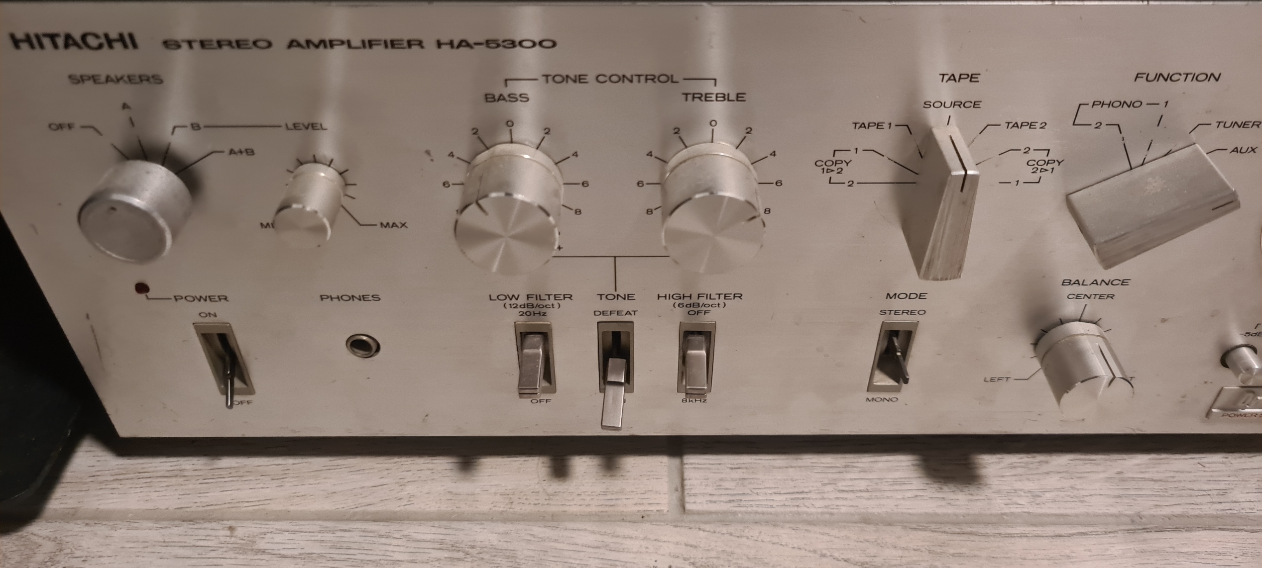 HITACHI amplifikatör için dekoratif anahtar kapağı (Plastik Aparattır!!!)