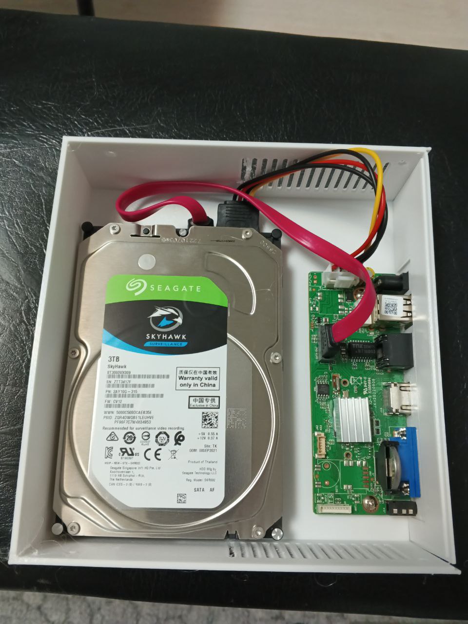 Корпус для платы NVR с Алиэкспресс под HDD 3,5