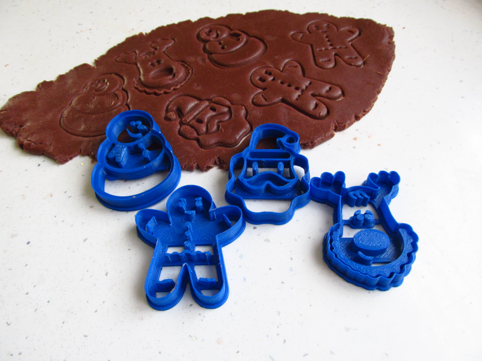 Çerezleri kesmek için Yılbaşı Kiti. (Plastik Aparattır!!!)