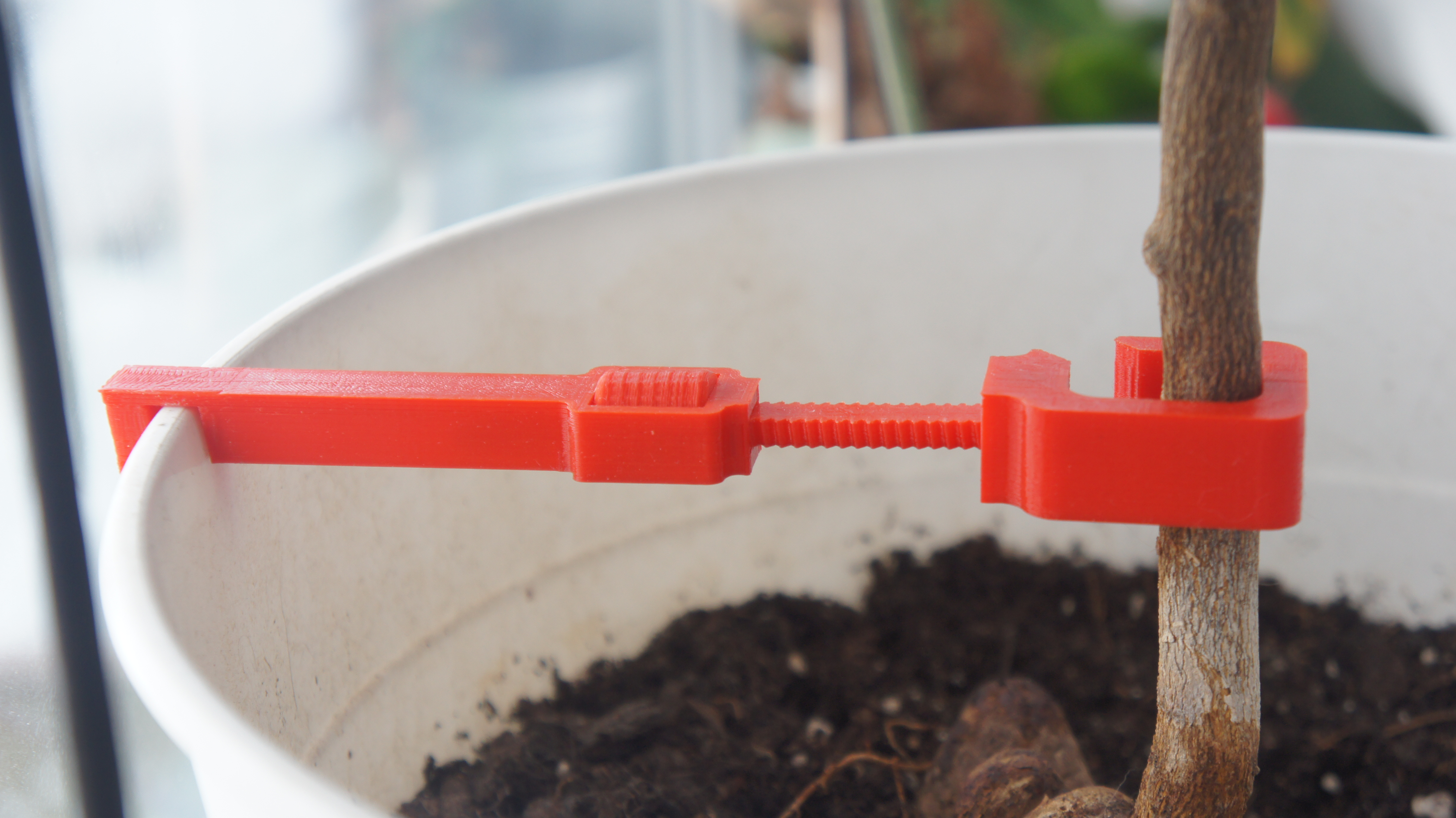 Bitkiler (çiçekler) için modüler ayarlanabilir destek (Plastik Aparattır!!!)