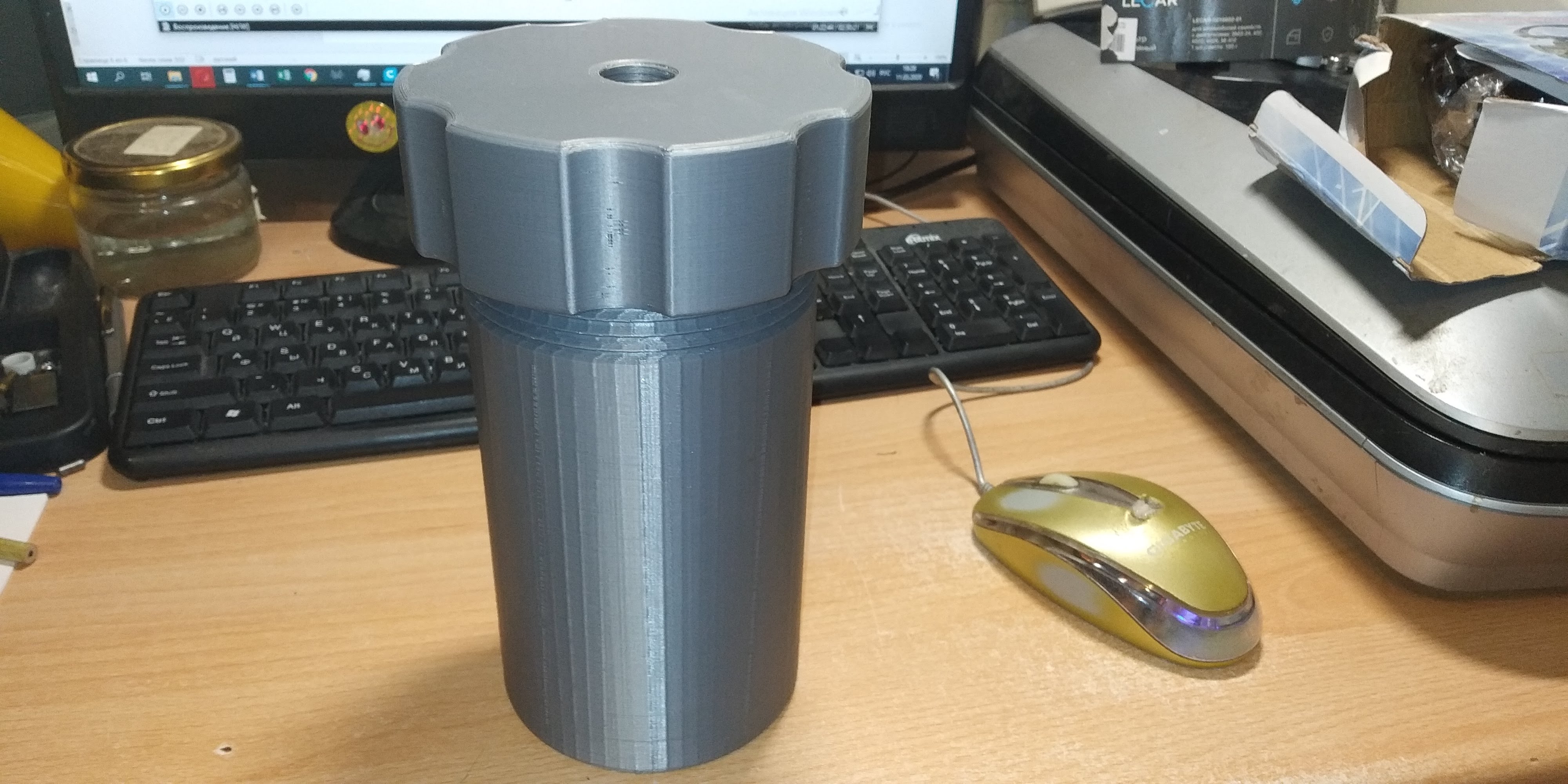 kompresör 007 için hava filtresi muhafazası (Plastik Aparattır!!!)