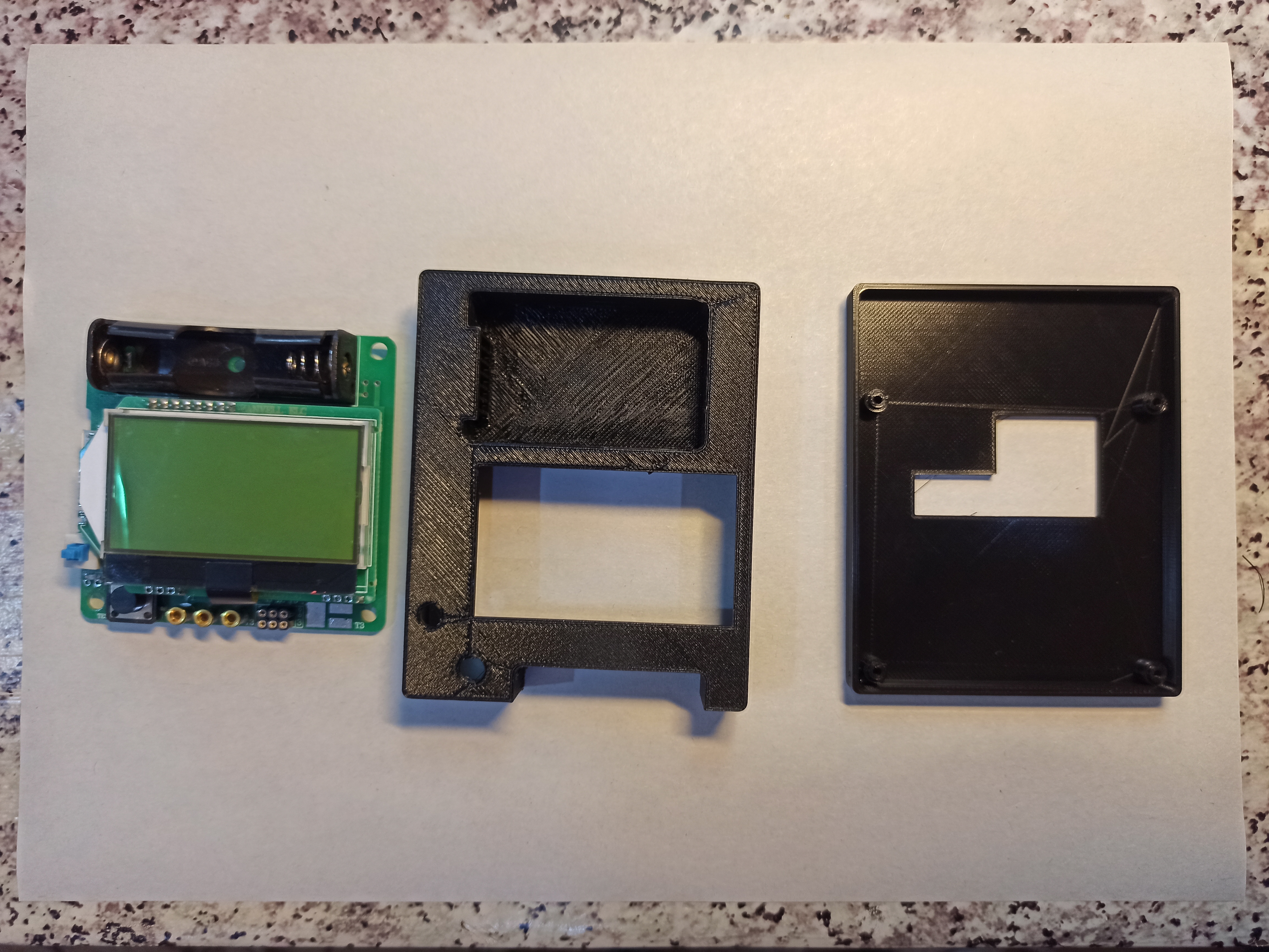 Transistör test cihazının gövdesi (Plastik Aparattır!!!)