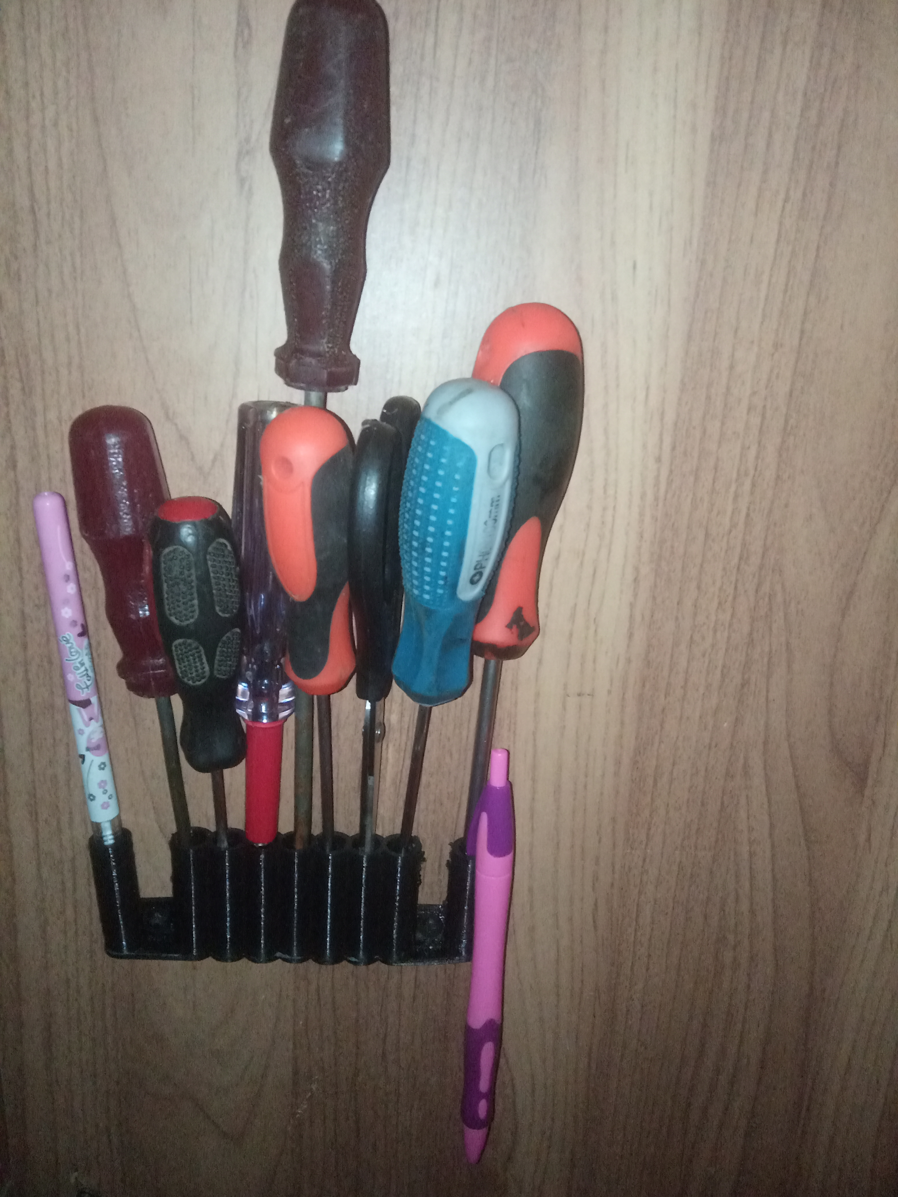 Duvar Organizatörü/Kapı/Dolap/Kalemler/Kalemler için Başucu Masa 9 adet (Plastik Aparattır!!!)