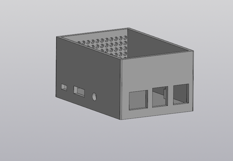 Raspberry Pi 3B için V1 Kılıfı (Plastik Aparattır!!!)