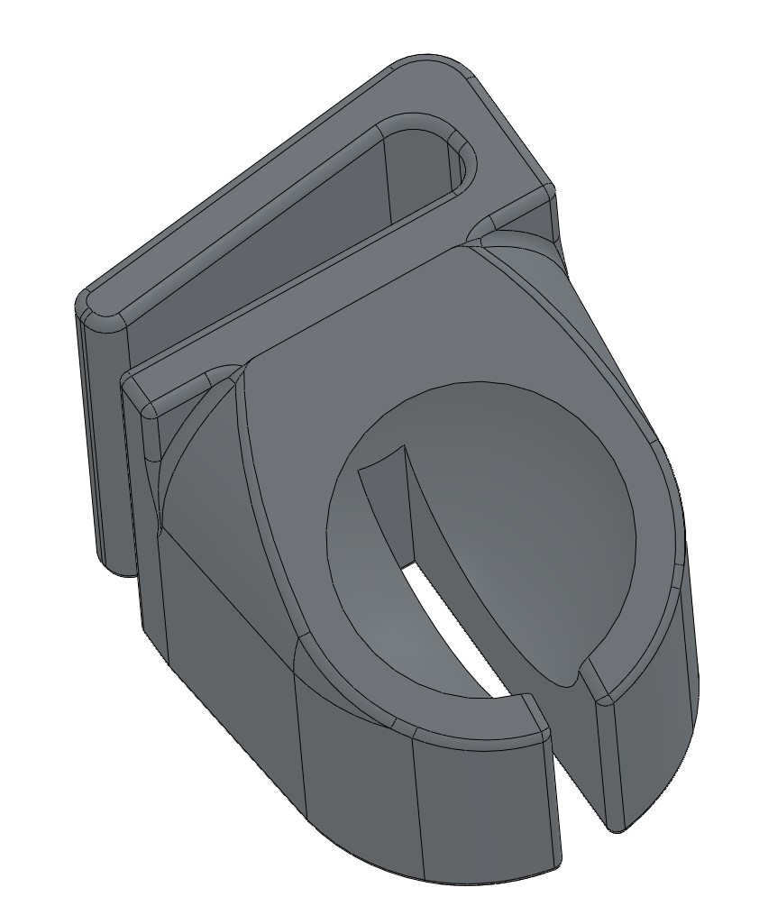 Gözlüklerde kask için ayna tutucu (Plastik Aparattır!!!)