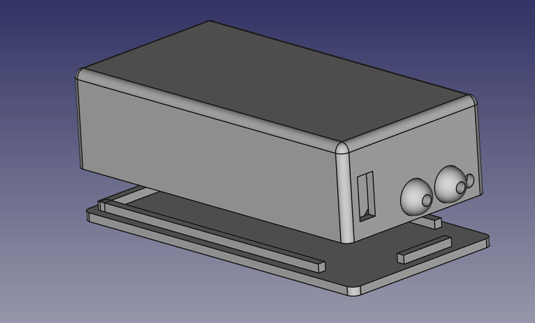 taşınabilir Bluetooth modülünün gövdesi BK8000L ve bir çift 18650 pil (Plastik Aparattır!!!)