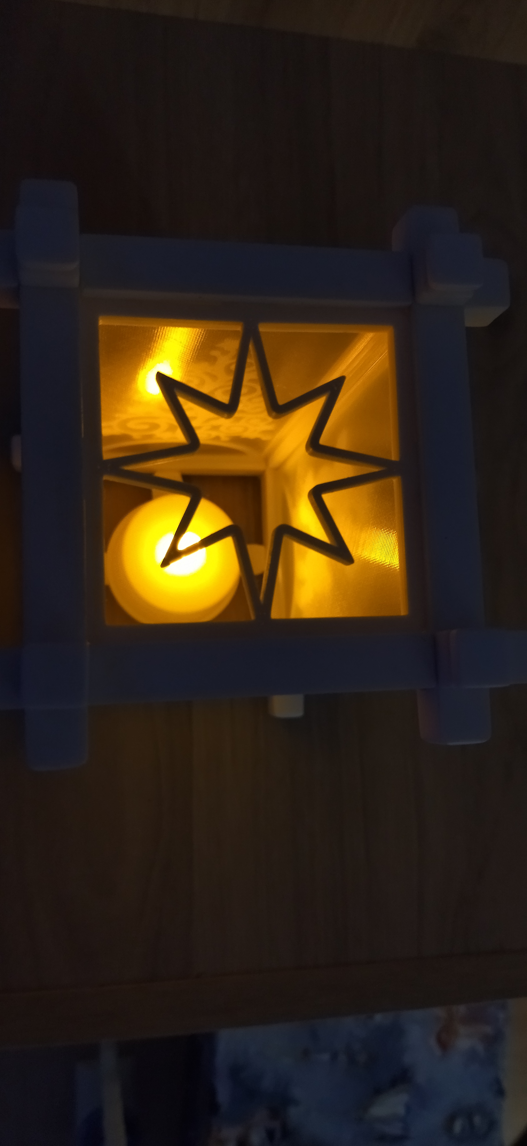 LED mum için Yeni Yıl lambası. (Plastik Aparattır!!!)