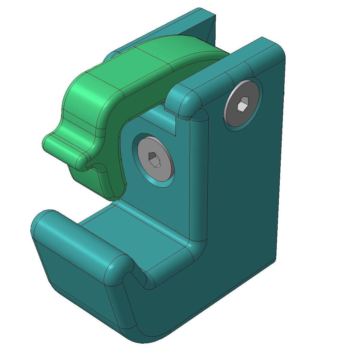 Dikey bir yüzeyde Rheok-Jack rafı (yüksek kaldırma jakı, çiftlik jack, Hayzhek, hai-jack). (Plastik Aparattır!!!)