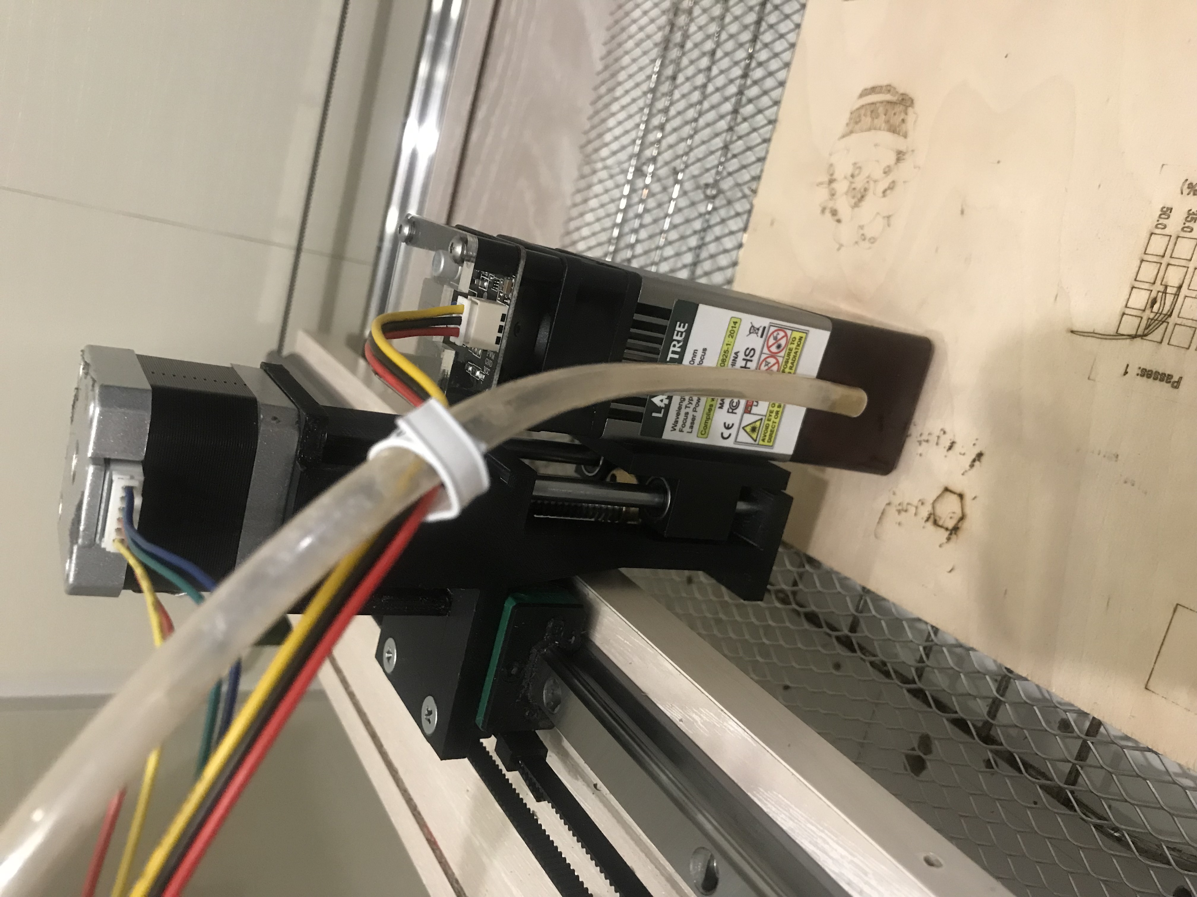 Diyot lazer montajı, ayarlanabilir (Plastik Aparattır!!!)