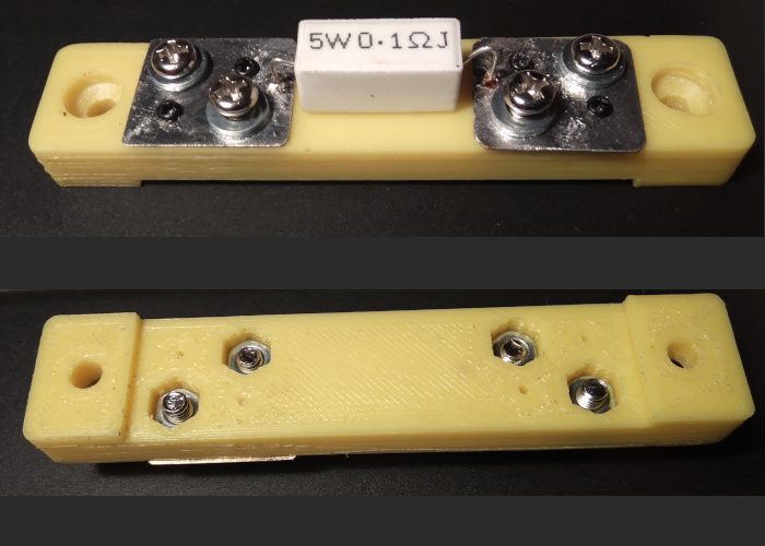 Dava ampermetre için ev yapımı şant (Plastik Aparattır!!!)