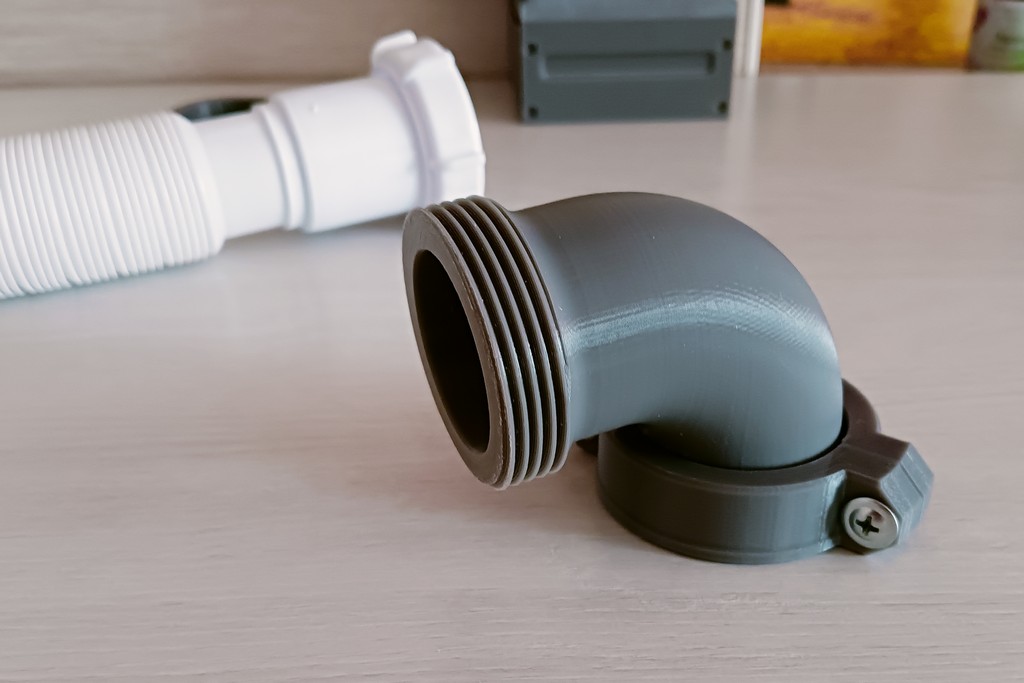 Adaptör Sıhhi Tesisat Açısı 90 (Gr) - Konu 1.1/2 "(inç) (Plastik Aparattır!!!)