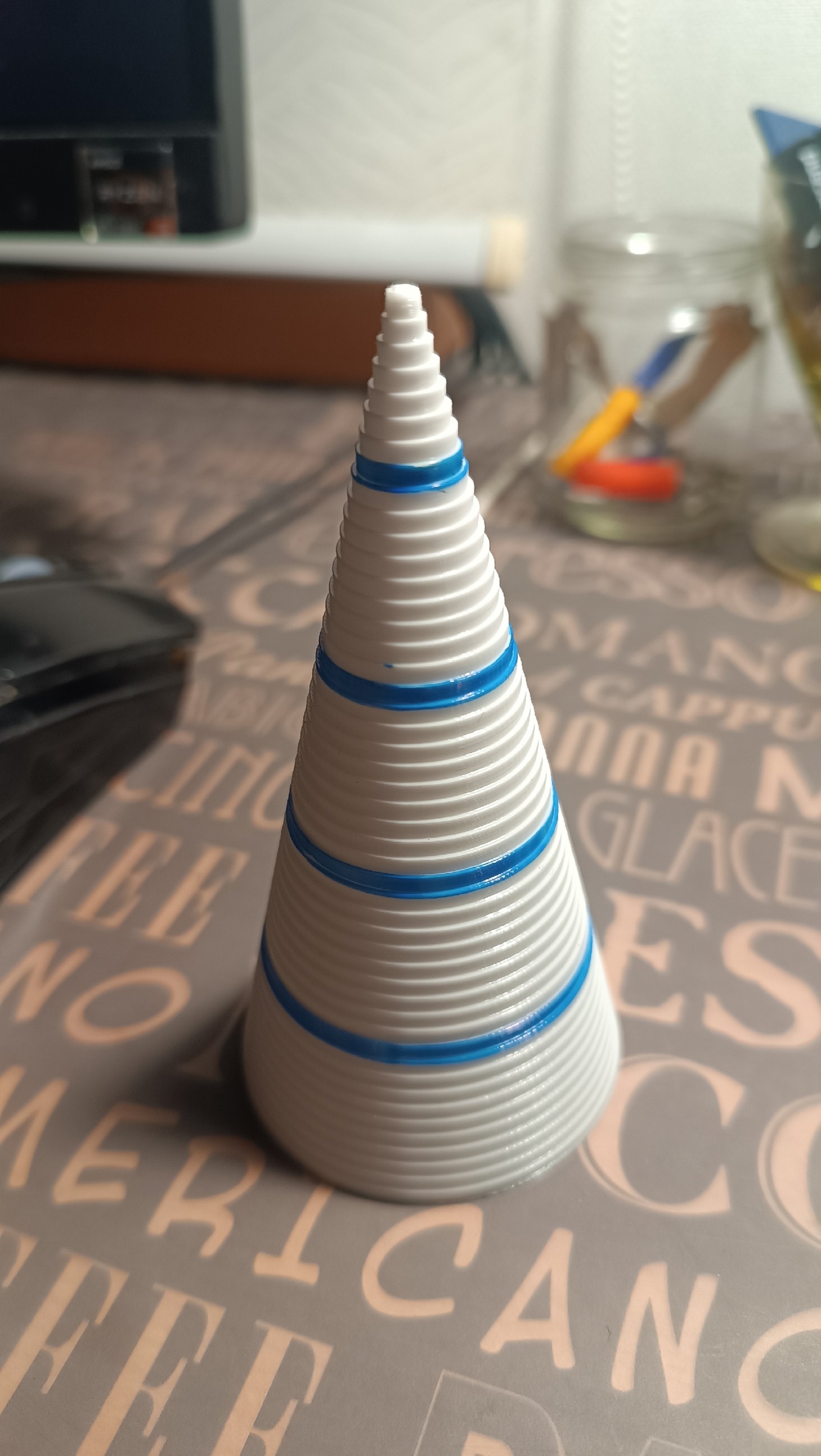 Kauçuk halkaları ölçmek için koni (Plastik Aparattır!!!)