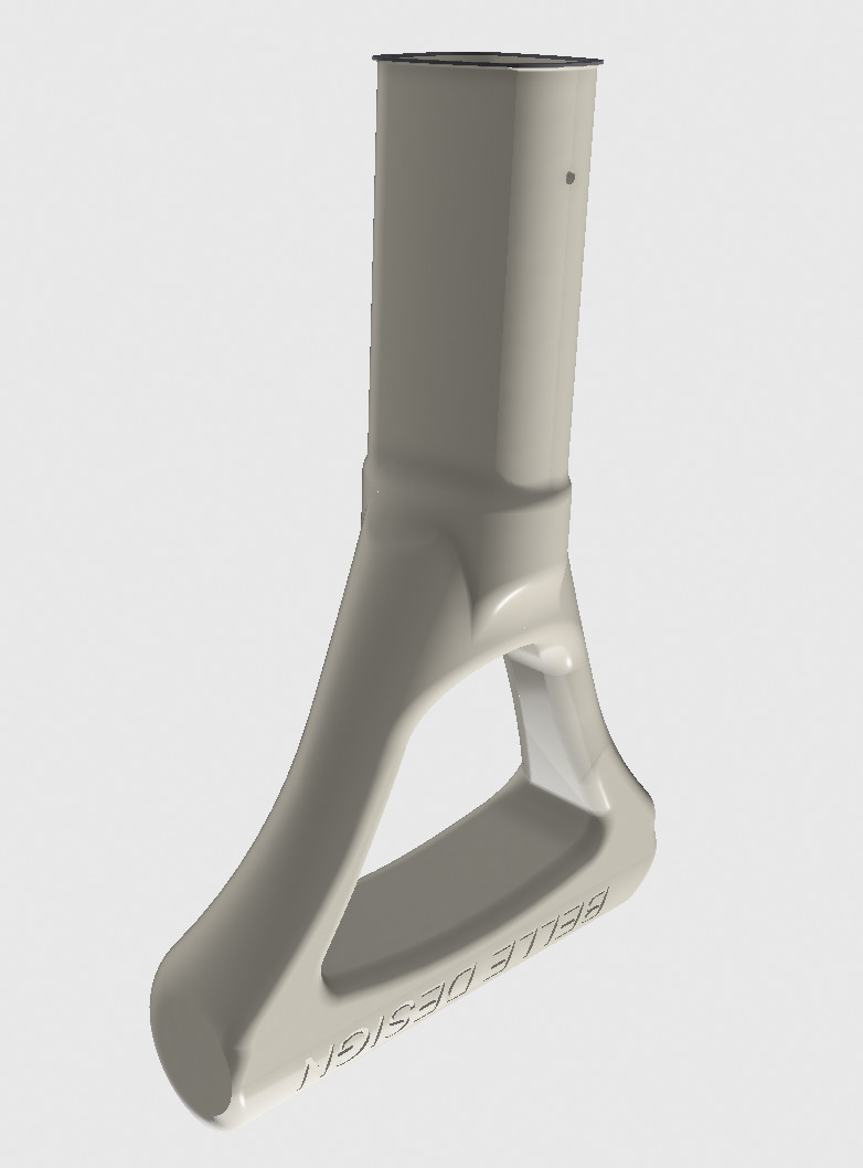 ALUMAX kepçenin sapı, sap bölümünde standart değildir. (Plastik Aparattır!!!)