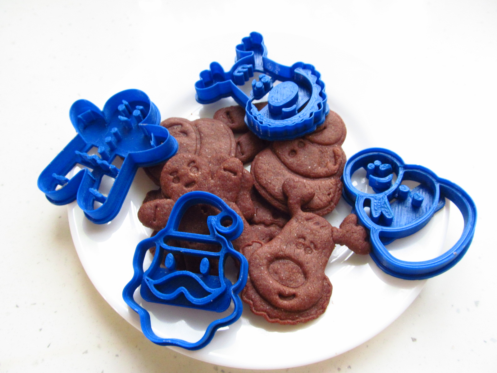 Çerezleri kesmek için Yılbaşı Kiti. (Plastik Aparattır!!!)