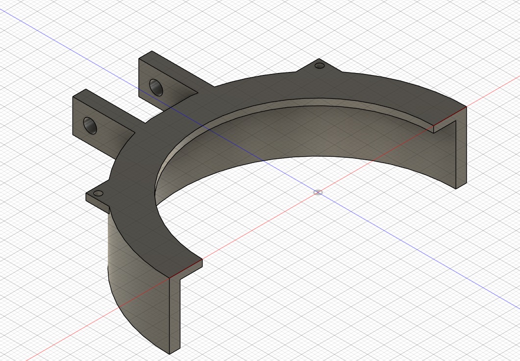 Bir sondaj makinesinin koruyucu bir kalkanının sabitlenmesi (Plastik Aparattır!!!)