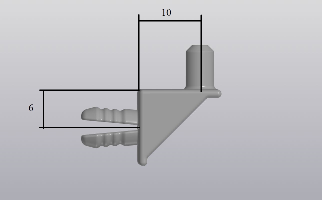 Bölgesel Tutucu (Analog 115344 IKEA) (Plastik Aparattır!!!)