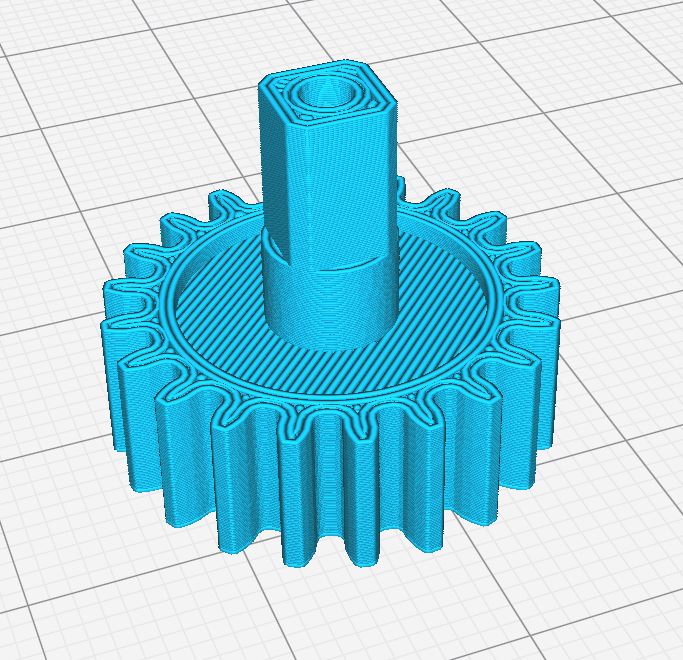 Robot elektrikli süpürgenin tekerlek dişlisi Polaris PVCR 0316D (Plastik Aparattır!!!)