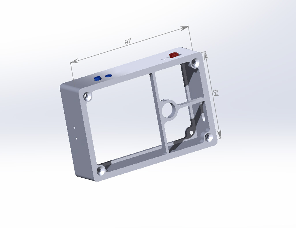 Çin termal görüntüleyicisi için Kolordu MLX90640 (Plastik Aparattır!!!)