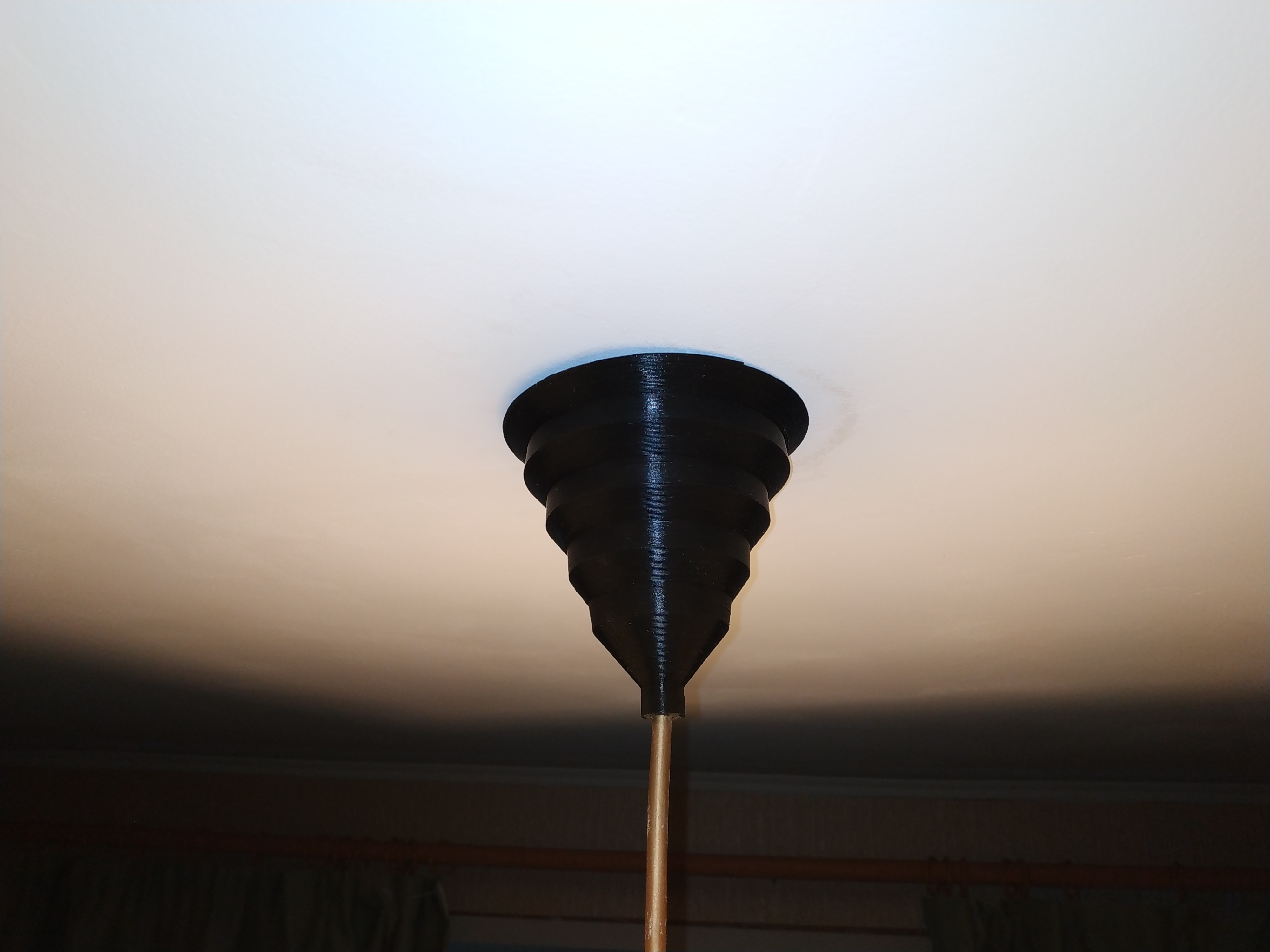 Tavan lambası için mobilya (üst ve kanca)) (Plastik Aparattır!!!)