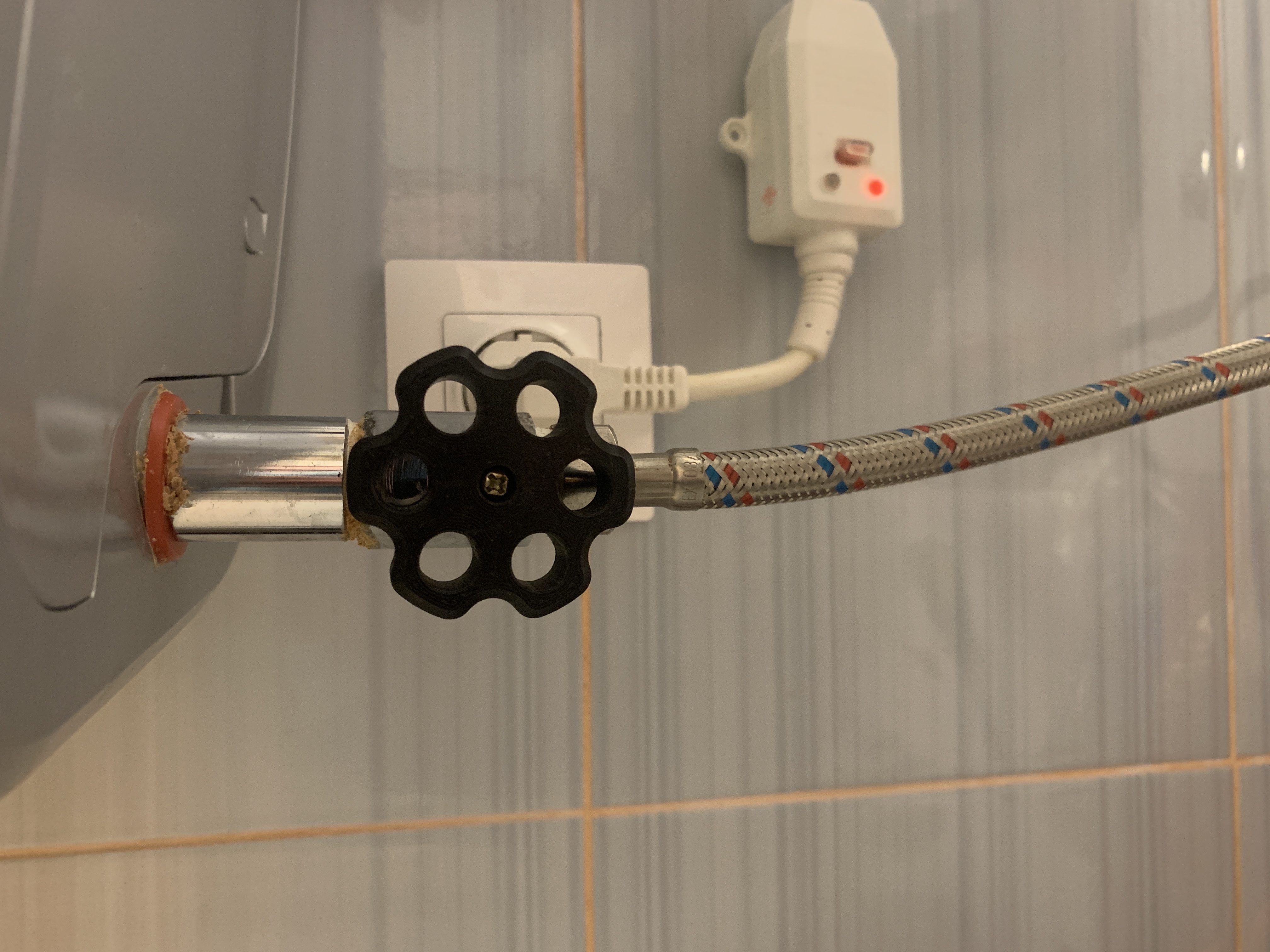 1/2 için kalem dahili iş parçacığı ile dokunun (Plastik Aparattır!!!)