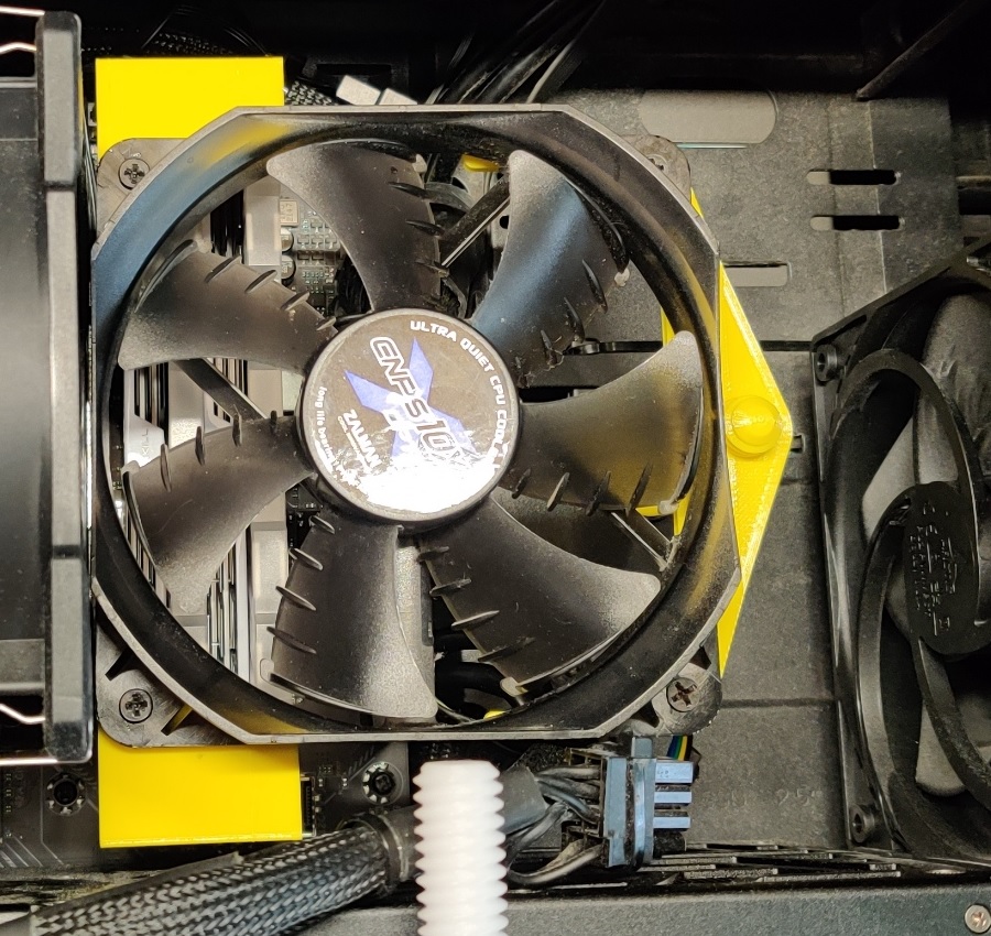 DDR4 RAM için 120 fan koşusu (Plastik Aparattır!!!)