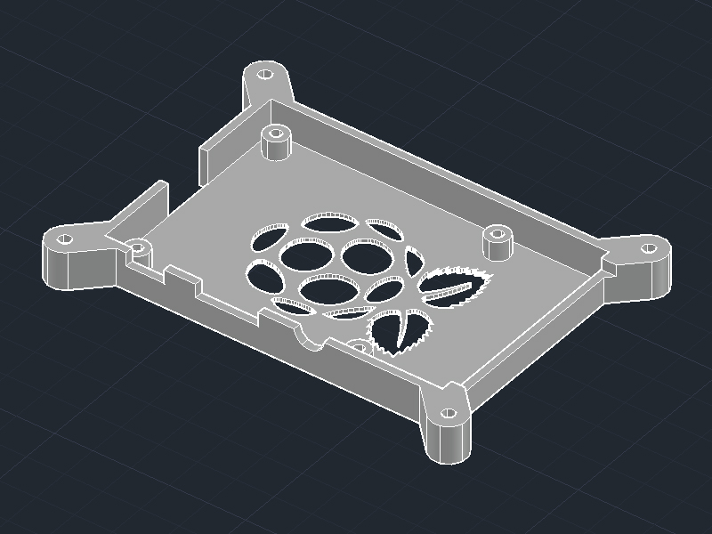 Raspberry PI 3 için kılıf (Plastik Aparattır!!!)