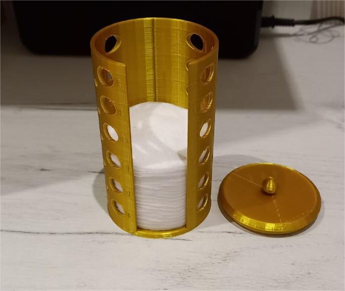 pamuklu pedler için organizatör (Plastik Aparattır!!!)