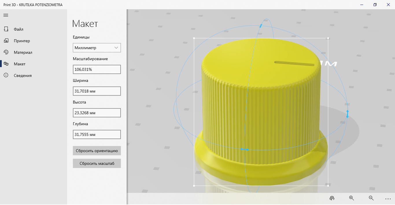 Potansiyometre düğmesi (Plastik Aparattır!!!)