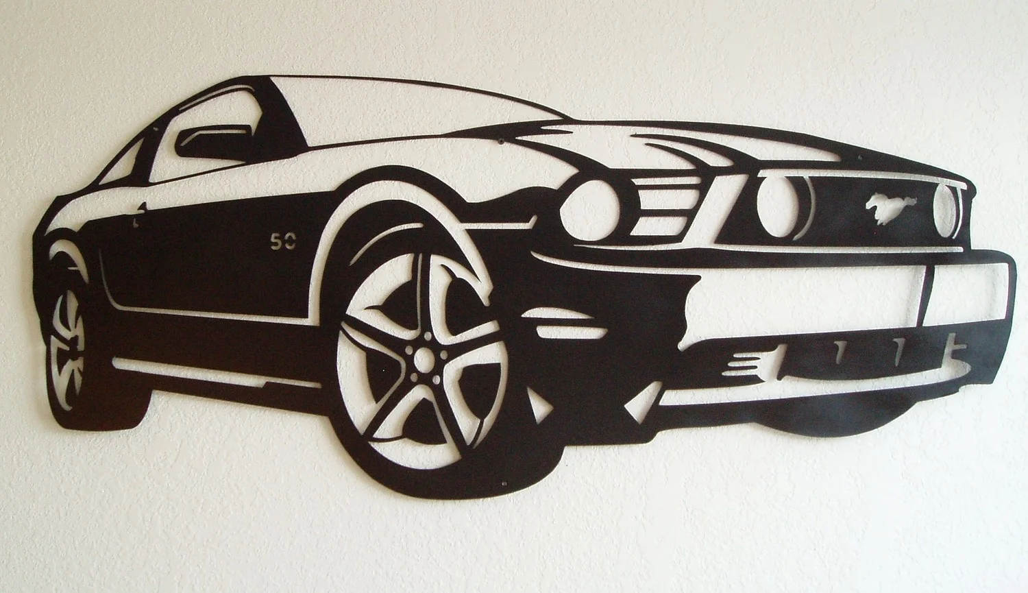 3D Model Mustang (duvarda) (Plastik Aparattır!!!)
