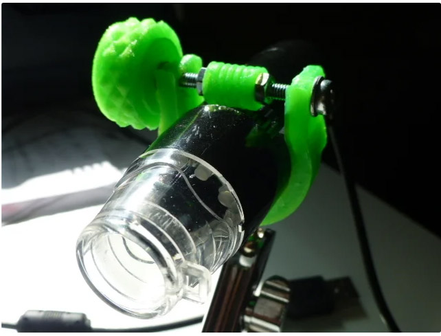Çin USB mikroskobu başının solucan bir odaklanma ile sabitlenmesi (Plastik Aparattır!!!)