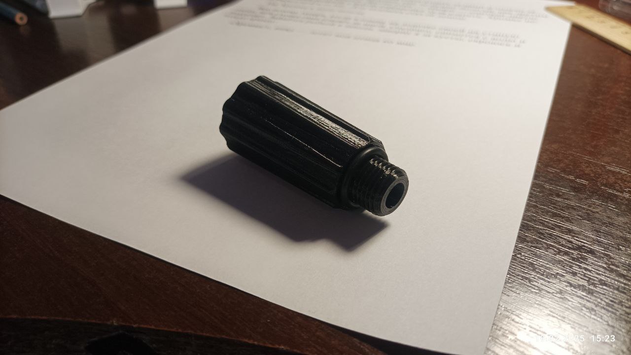 Yağ kompresörü ipliğinin Sapun 3/8 (15 mm) (Plastik Aparattır!!!)